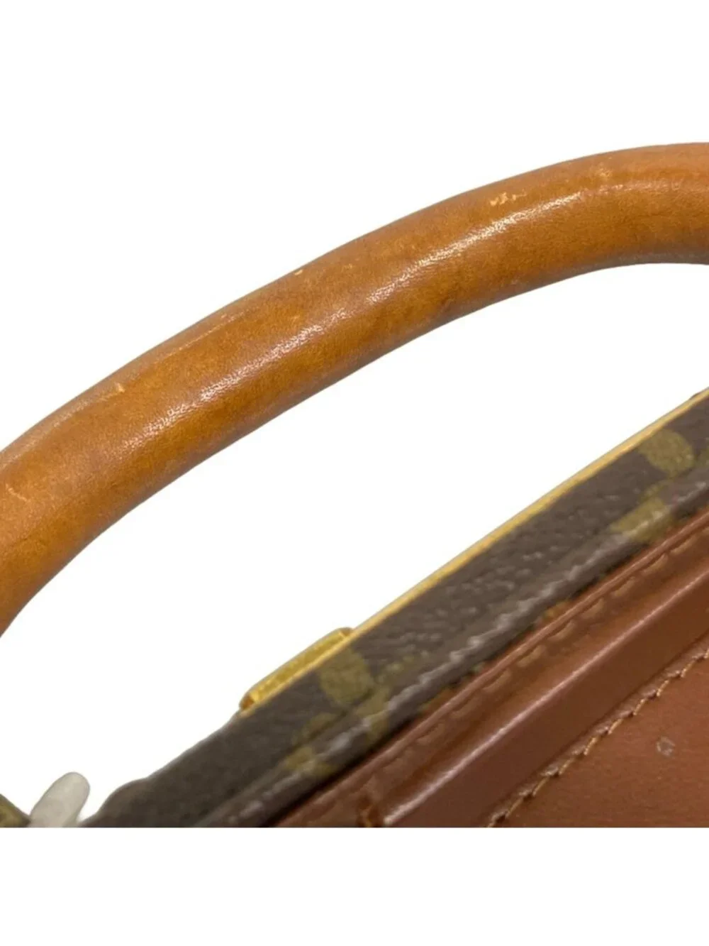 Louis Vuitton Attache Case Monogram Vertical Lock Number Handbag